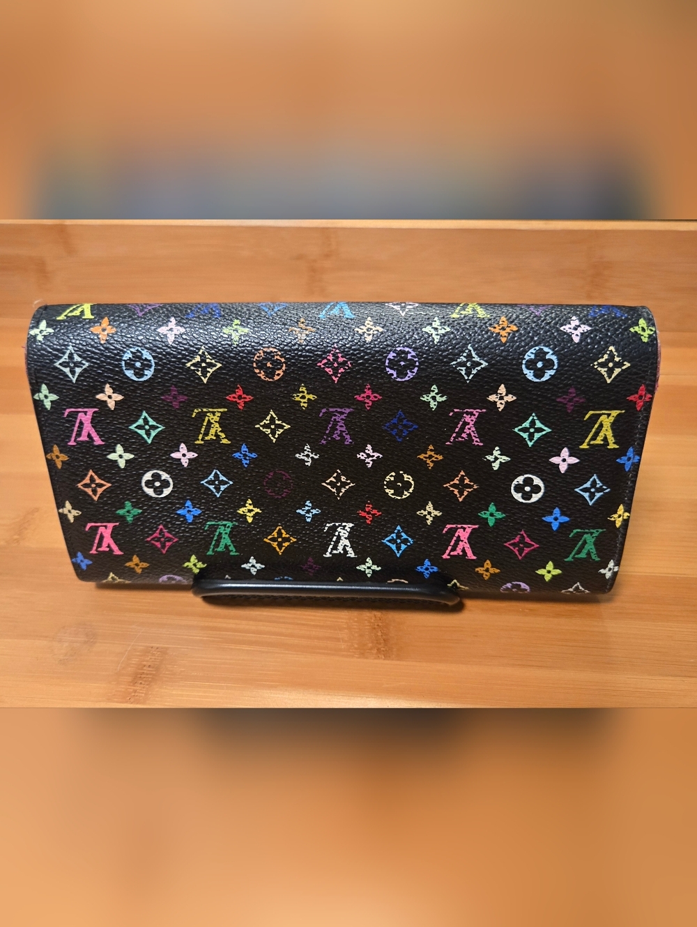 LOUIS VUITTON MULTICOLOR PORTEFEUILLE SARAH LONG WALLET - Picture 3 of 15